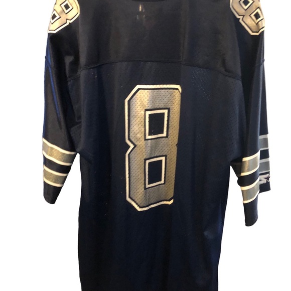 Vintage 90's Starter Dallas Cowboys Aikman #8 Football Jersey XLarge - Picture 2 of 11